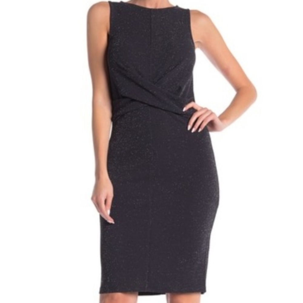 Free press Black Sparkle Midi Dress